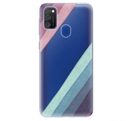 Odolné silikonové pouzdro iSaprio - Glitter Stripes 01 - Samsung Galaxy M21
