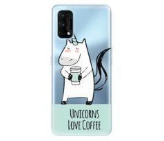 Odolné silikonové pouzdro iSaprio - Unicorns Love Coffee - Realme 7 Pro
