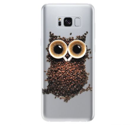 Odolné silikonové pouzdro iSaprio - Owl And Coffee - Samsung Galaxy S8