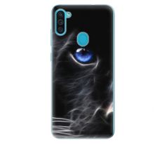 Odolné silikonové pouzdro iSaprio - Black Puma - Samsung Galaxy M11