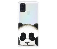 Odolné silikonové pouzdro iSaprio - Sad Panda - Samsung Galaxy A21s
