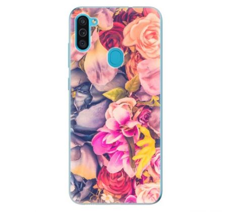 Odolné silikonové pouzdro iSaprio - Beauty Flowers - Samsung Galaxy M11