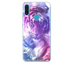 Odolné silikonové pouzdro iSaprio - Purple Tiger - Samsung Galaxy M11