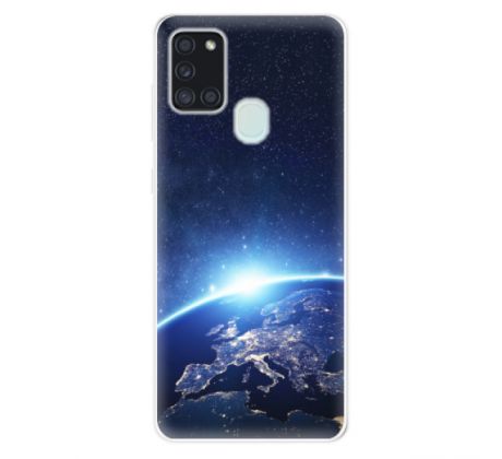 Odolné silikonové pouzdro iSaprio - Earth at Night - Samsung Galaxy A21s