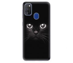 Odolné silikonové pouzdro iSaprio - Black Cat - Samsung Galaxy M21