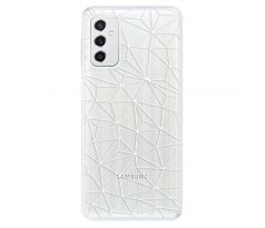 Odolné silikonové pouzdro iSaprio - Abstract Triangles 03 - white - Samsung Galaxy M52 5G