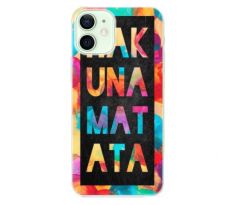 Odolné silikonové pouzdro iSaprio - Hakuna Matata 01 - iPhone 12 mini