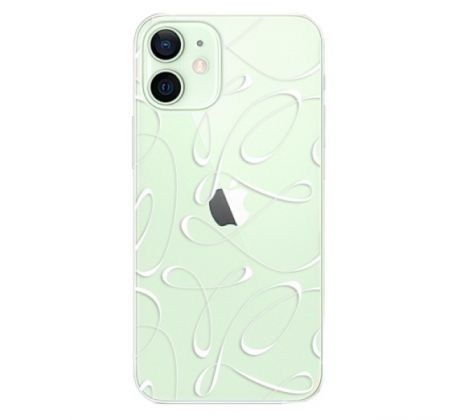 Odolné silikonové pouzdro iSaprio - Fancy - white - iPhone 12 mini