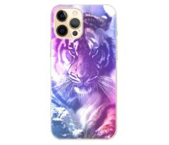 Odolné silikonové pouzdro iSaprio - Purple Tiger - iPhone 12 Pro