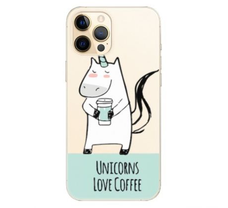 Odolné silikonové pouzdro iSaprio - Unicorns Love Coffee - iPhone 12 Pro