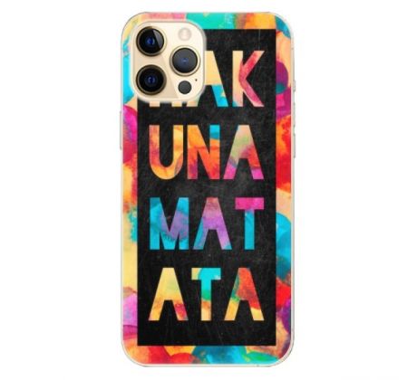 Odolné silikonové pouzdro iSaprio - Hakuna Matata 01 - iPhone 12 Pro