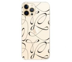 Odolné silikonové pouzdro iSaprio - Fancy - black - iPhone 12 Pro