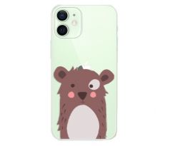 Odolné silikonové pouzdro iSaprio - Brown Bear - iPhone 12 mini