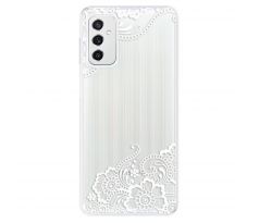 Odolné silikonové pouzdro iSaprio - White Lace 02 - Samsung Galaxy M52 5G