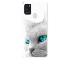 Odolné silikonové pouzdro iSaprio - Cats Eyes - Samsung Galaxy A21s