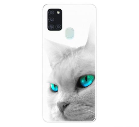 Odolné silikonové pouzdro iSaprio - Cats Eyes - Samsung Galaxy A21s