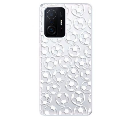 Odolné silikonové pouzdro iSaprio - Football pattern - white - Xiaomi 11T / 11T Pro