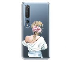 Odolné silikonové pouzdro iSaprio - Girl with flowers - Xiaomi Mi 10 / Mi 10 Pro