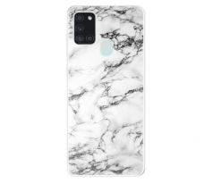 Odolné silikonové pouzdro iSaprio - White Marble 01 - Samsung Galaxy A21s