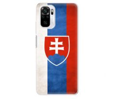 Odolné silikonové pouzdro iSaprio - Slovakia Flag - Xiaomi Redmi Note 10 / Note 10S