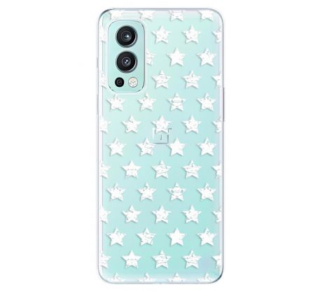 Odolné silikonové pouzdro iSaprio - Stars Pattern - white - OnePlus Nord 2 5G