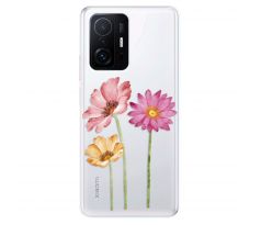 Odolné silikonové pouzdro iSaprio - Three Flowers - Xiaomi 11T / 11T Pro