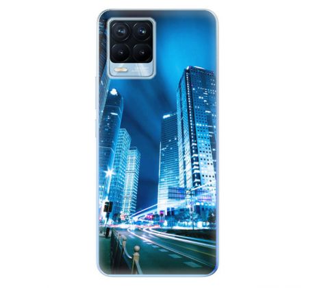 Odolné silikonové pouzdro iSaprio - Night City Blue - Realme 8 / 8 Pro