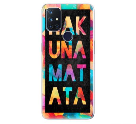 Odolné silikonové pouzdro iSaprio - Hakuna Matata 01 - OnePlus Nord N10 5G