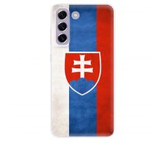 Odolné silikonové pouzdro iSaprio - Slovakia Flag - Samsung Galaxy S21 FE 5G