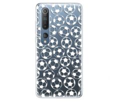 Odolné silikonové pouzdro iSaprio - Football pattern - white - Xiaomi Mi 10 / Mi 10 Pro