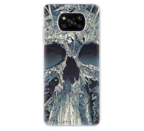 Odolné silikonové pouzdro iSaprio - Abstract Skull - Xiaomi Poco X3 Pro / X3 NFC
