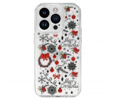 Tel Protect Christmas průhledné pouzdro pro iPhone 14 Pro Max - vzor 5 Vánoční ozdoby